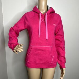 Champion Pink Pullover Sweatshirt Hoodie